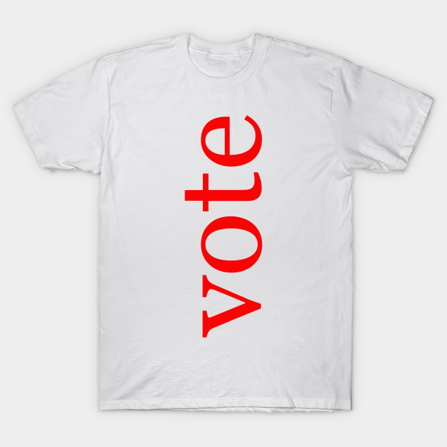 verticle vote tshirt