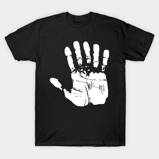 Six Fingers of Fun – 6 Finger Hand – Black and White Handprint