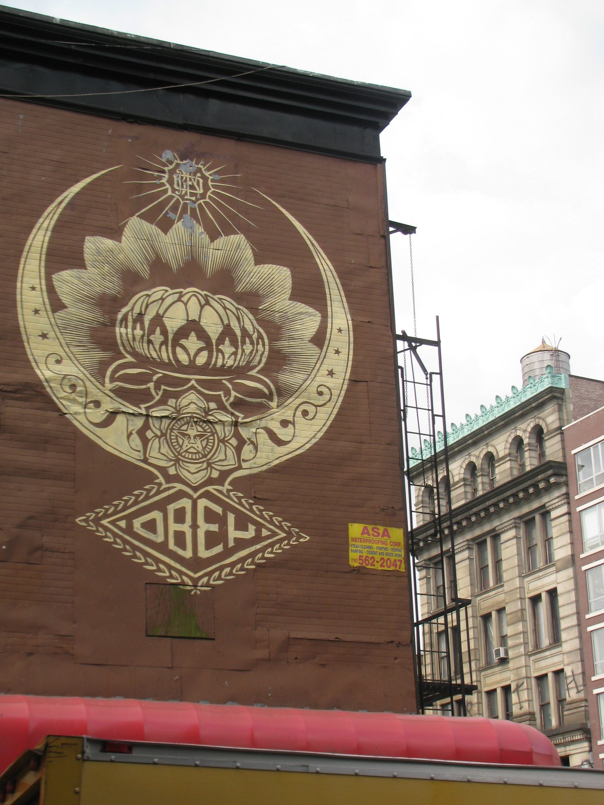 Obey on Bowery from 2012 – New York Street Art